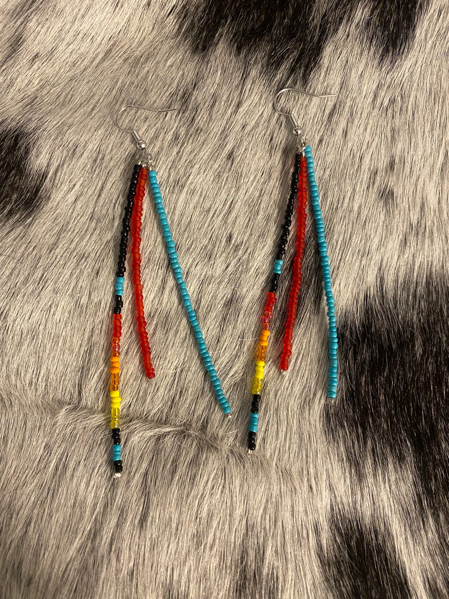 Triple Fringe Earrings